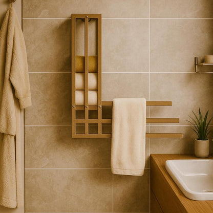 Modern Metal Bathroom Towel Rack – Stylish, Durable and Decorative