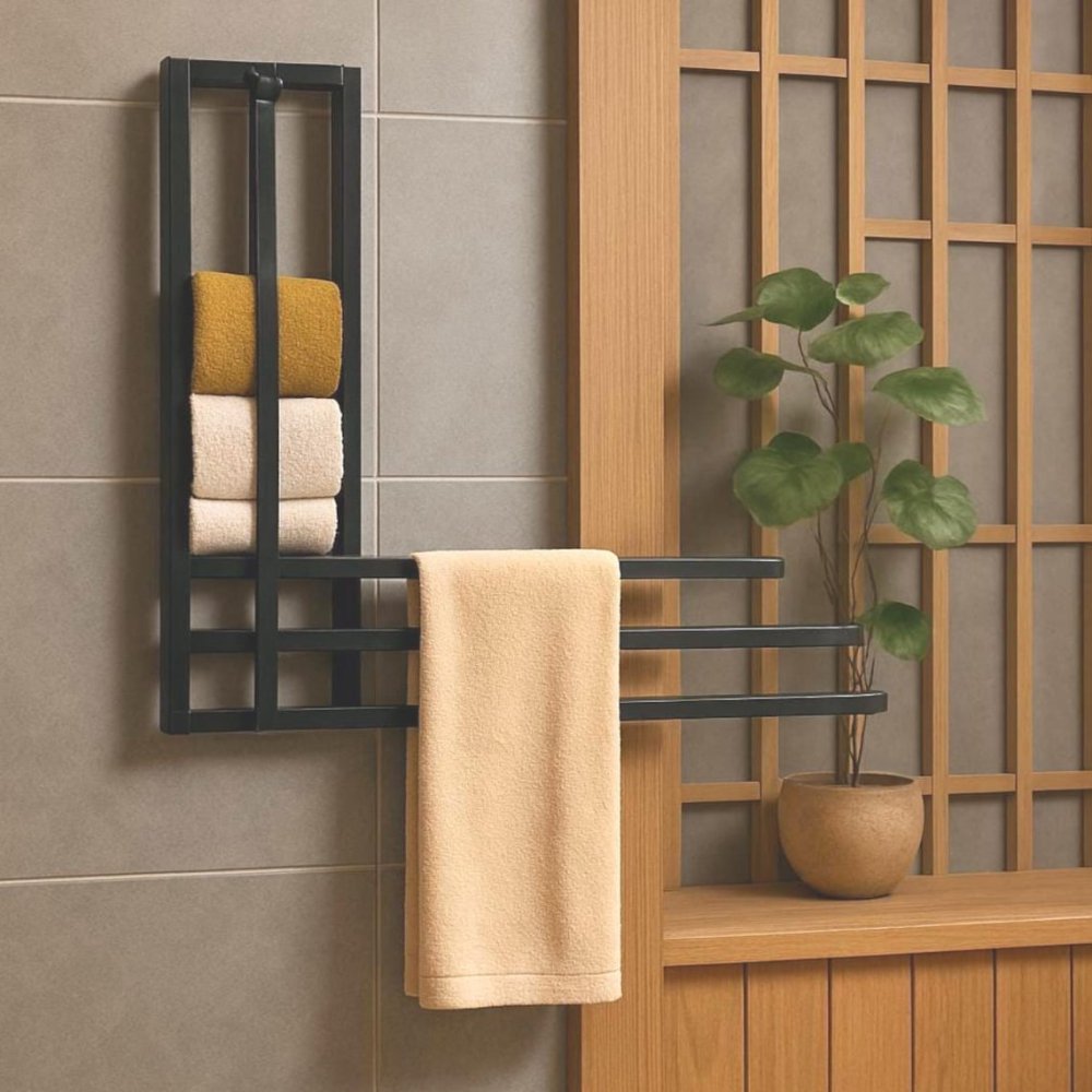Modern Metal Bathroom Towel Rack – Stylish, Durable and Decorative